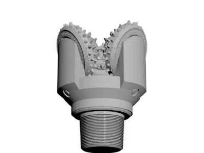 Tricone Drill Bit 3D model