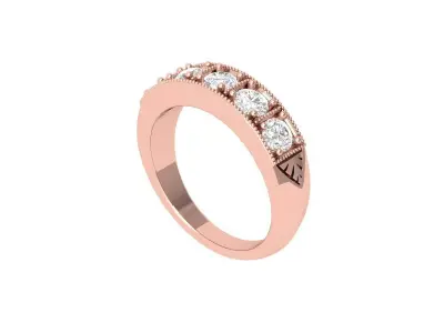 Wedding Ring  3D print model 253