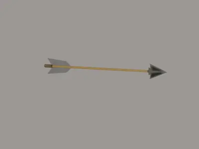 Bow Arrow Low-poly 3D model purchase