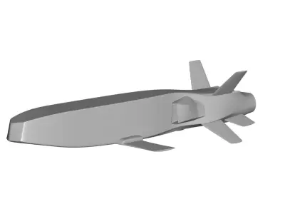 SOM Cruise Missile 3D model purchase