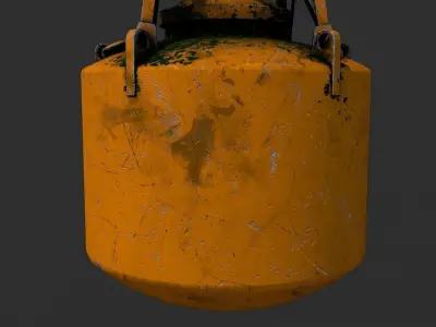 River buoy Free 3D model