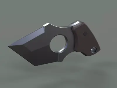 Push dagger 4 3D model