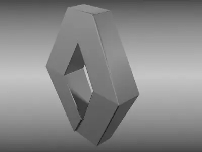 Renault logo Free 3D model