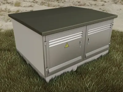 Transformer Station High-Poly Version   3D model