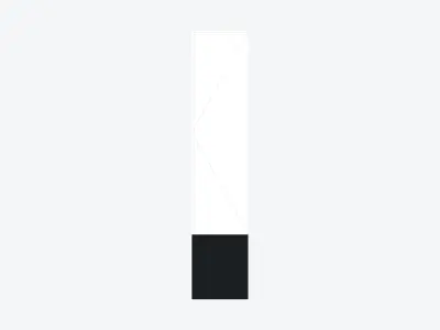 Locker - Laminate - Integral - Classic - High Base - 1 Door Low-poly 3D model