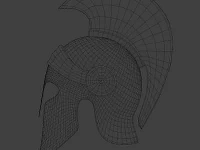 Spartan Helmet Free 3D model purchase