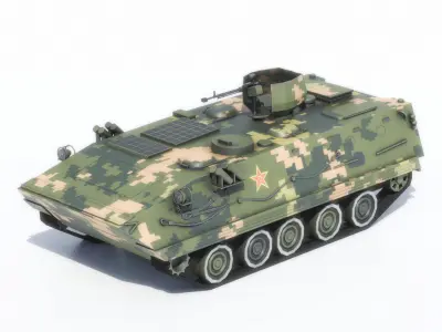 Type 89 AFV Low-poly 3D model