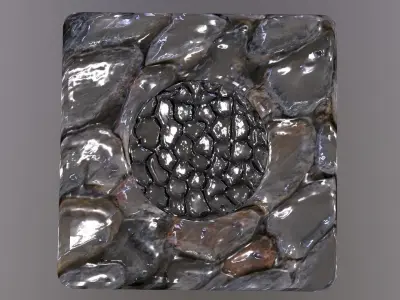 onebaks glass cube Free low-poly 3D model