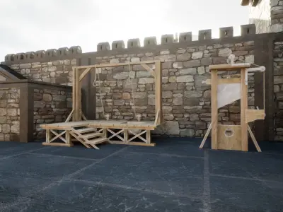 Medieval Castle City 3D model