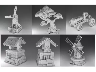 Farm decor Set Part 3 3D print model