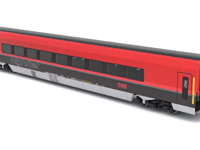 Ampz Rail Wagon Set 3D model