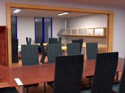 Cross Docking storage 3D model