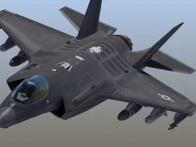 F-35A LightningII USAF 3D model