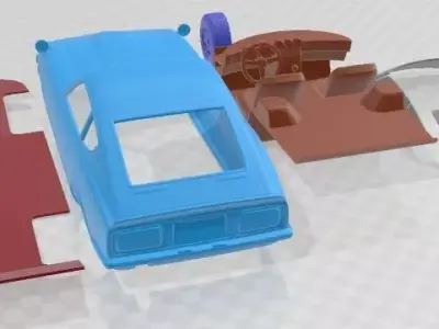 Datsun 240z 1969 Printable Car  3D print model