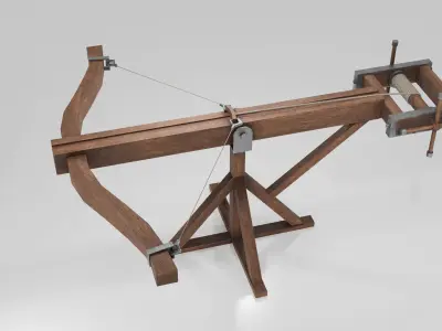 Ballista Low-poly 3D model purchase
