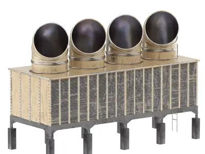 Rooftop Unit 3D model buy