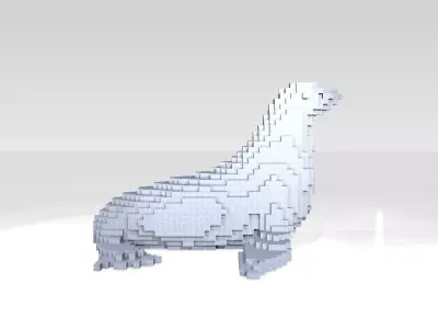 Seal Voxel 3D model