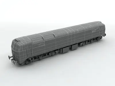  Class 57 Locomotive Freightliner Low-poly 3D model