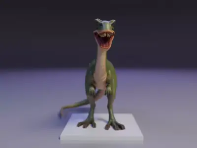 dinosaur 3D print model 6