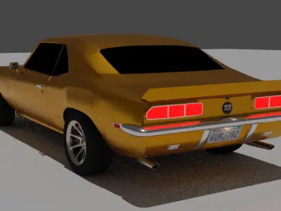 a car chevrolet camaro 3D model