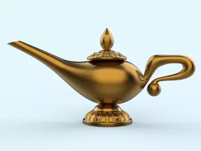  Lamp Magic Genie 3D model