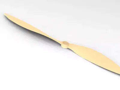 Drone propller 3d printable in Composite 3D model