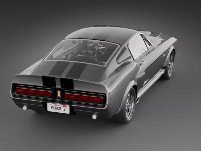 Shelby GT500 1967 3D model