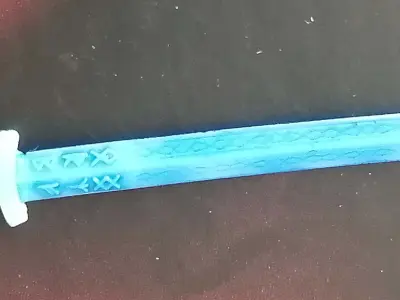 Justice executioner space wolf viking style sword 3D print model