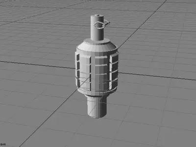 Grenade Launcher Ammo Type 91 50mm 3D model