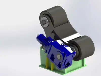Welding rotator from 4000kg to 10000kg 3D model