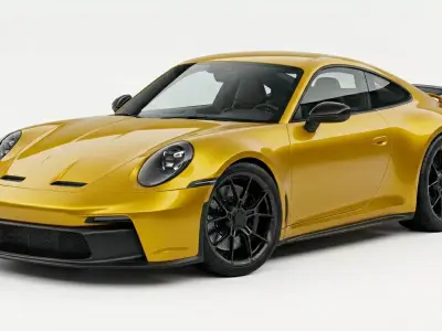 Porsche 911 GT3 Touring Mustard Gold 3D model