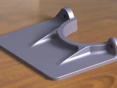 Fitting shelf bracket Free 3D model