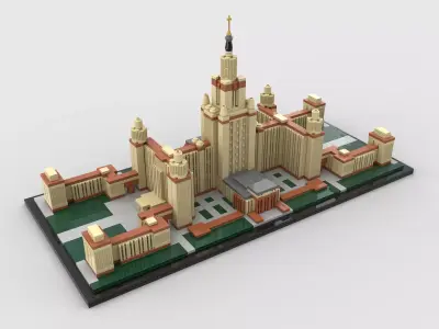 Moscow State University  3D model