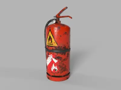 FIRE EXTINGUISHER 3D Low-poly 3D model