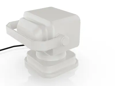 GoLight Mobile Work Light  Off-Road Spotlight  Low-poly 3D model