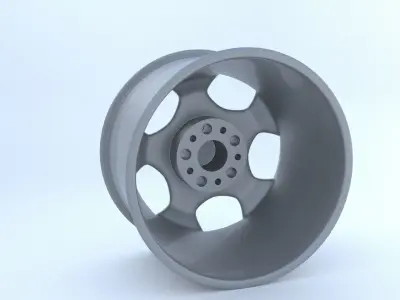 M Contour alloy rim 3D model