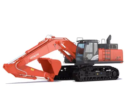 Excavator Hitachi ZX470 3D model