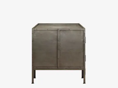 Restoration hardware industrial tool chest desk 3D model