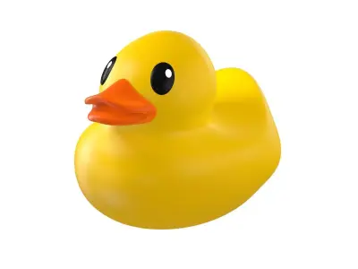 Bath Duck Toy 3D model
