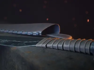Viking Dagger 1 Low-poly 3D model