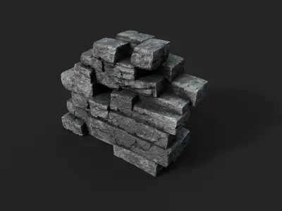 Old Ruin 5 Low-poly 3D model