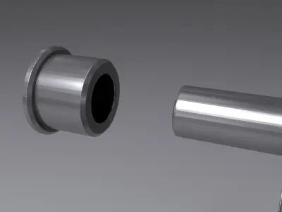 Gear 6parts 3D print model