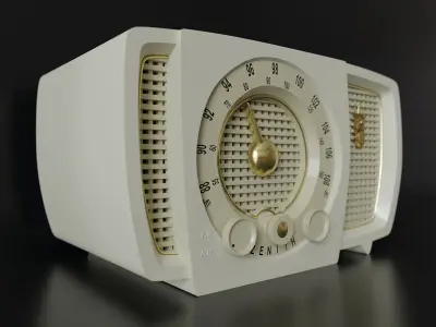 Vintage table receiver 59 3D model