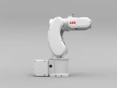 Small Robotic  Arm ABB  IRB 1010 3D model
