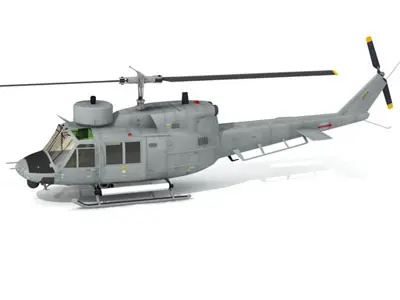 B 212 Navy 3D model