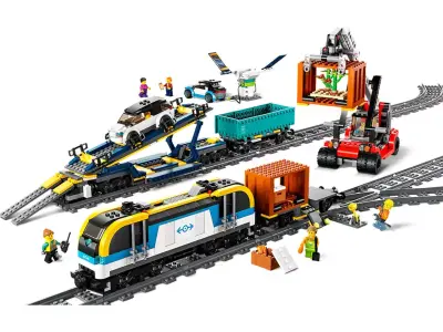 TwindBricks3D - 60336 Freight Train 3D print model