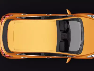 Hyundai i30 Metallic Orange 3D model