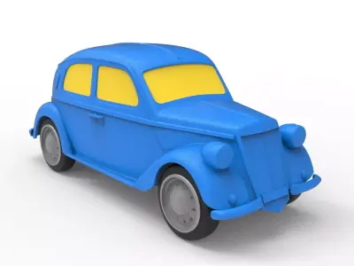 Lancia Ardea 1939 Classic Car 3D print model