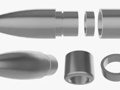 Metallic Maycon  Pellet 3D model