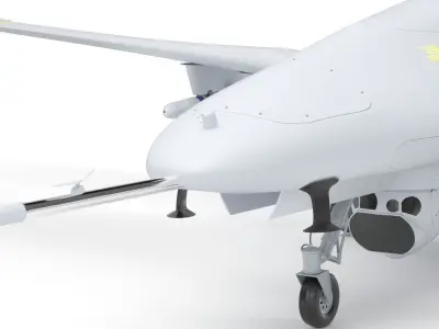 Bayraktar TB2 Turkish Armed Forces Drone 3D model